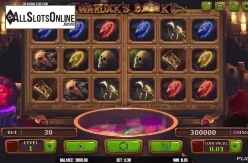 Reel Screen. Warlock's Book from Fugaso
