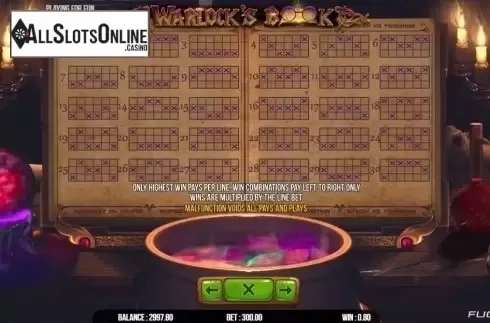 Lines. Warlock's Book from Fugaso