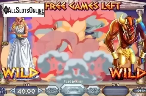 Free Spins 2. Wild Beast of Crete from Felix Gaming