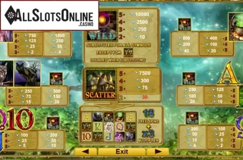 Screen2. Witches' Charm from EGT