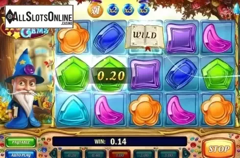 Wild. Wizard of Gems from Play'n Go