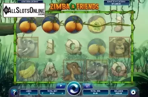 Win screen 2. Zimba and Friends from Arrows Edge