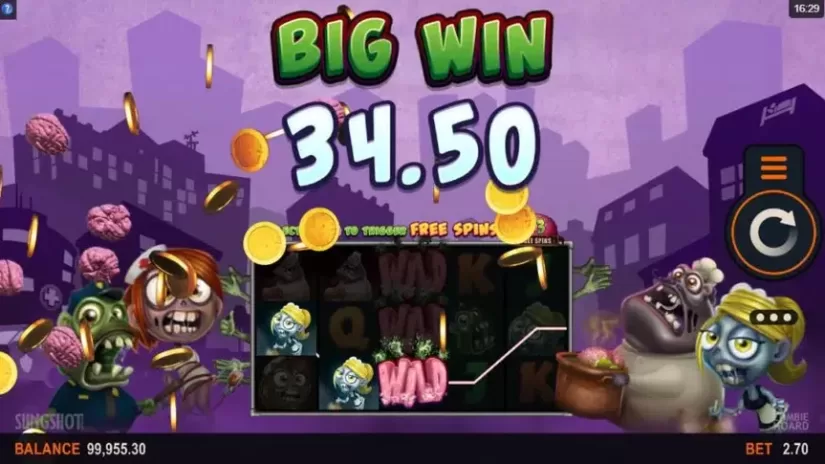 Zombie Hoard slot screenshot 4