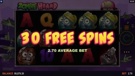 Zombie Hoard slot screenshot 5