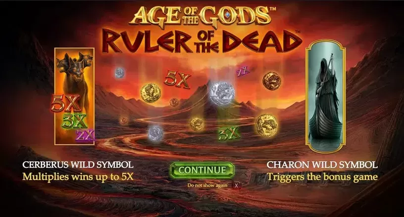 Age of the Gods Ruler of the Dead slot screenshot 