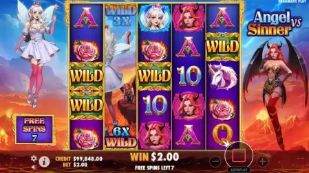 Angel vs Sinner slot screenshot 4