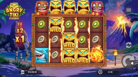 Angry Tiki DoubleMax slot screenshot 5