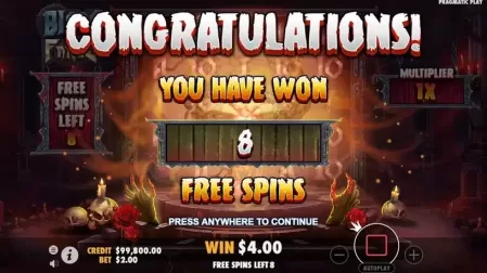 Blade & Fangs slot screenshot 2