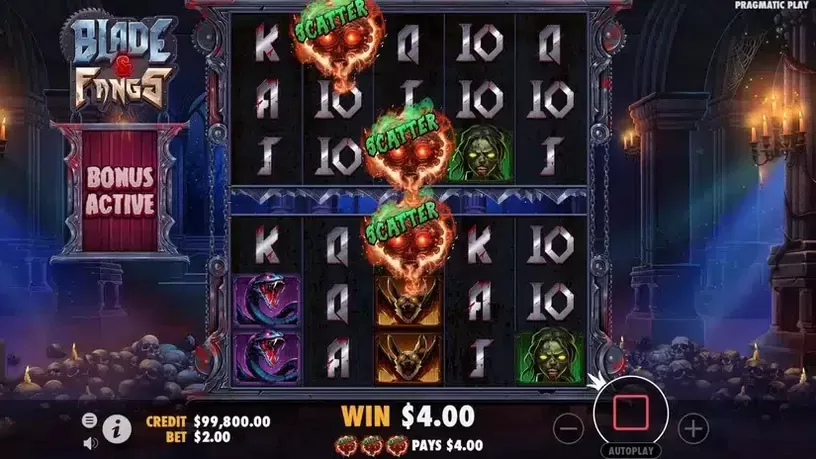 Blade & Fangs slot screenshot 3