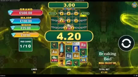 Breaking Bad Mega Collect’em slot screenshot 4