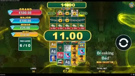 Breaking Bad Mega Collect’em slot screenshot 5