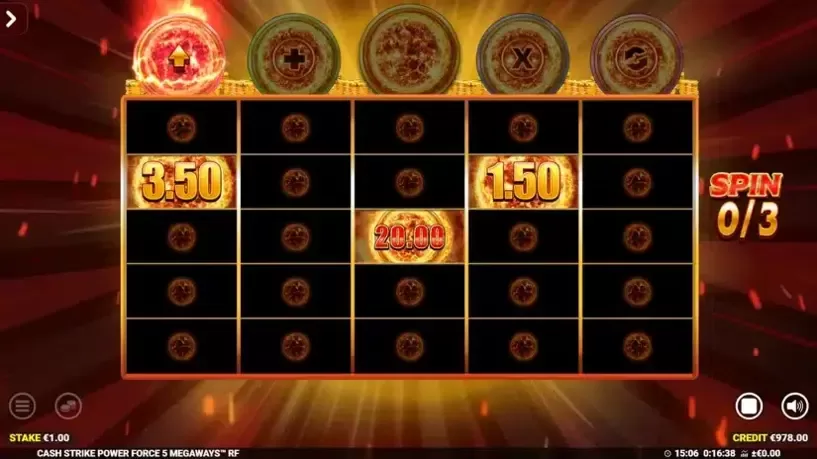 Cash Strike Power Force 5 Megaways slot screenshot
