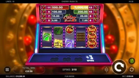 Cherry Rush 7s slot screenshot 5