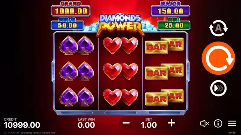 Diamonds Power: Hold and Win slot screenshot
