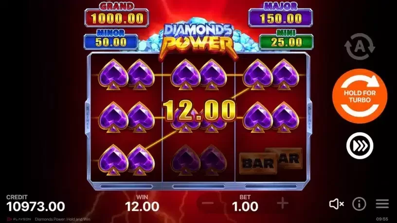 Diamonds Power: Hold and Win slot screenshot