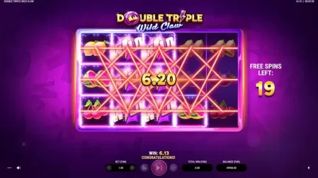 Double Triple Wild Claw slot screenshot 4