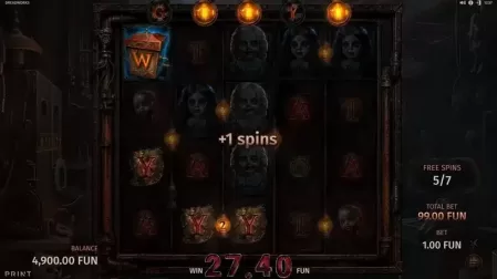 Dreadworks slot screenshot 4