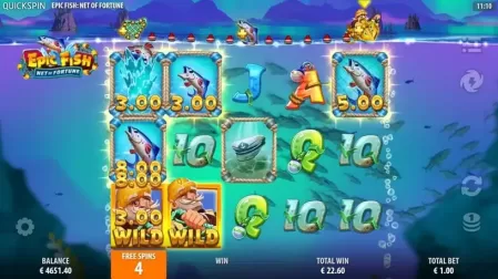 Epic Fish Net of Fortune slot screenshot 5