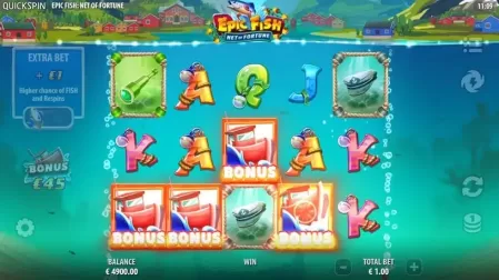 Epic Fish Net of Fortune slot screenshot 2