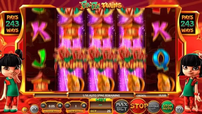 Fa Fa Twins slot screenshot 3
