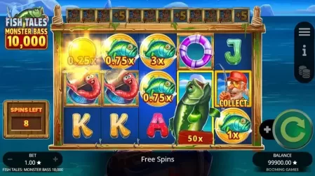 Fish Tales Monster Bass 10,000 slot screenshot 4
