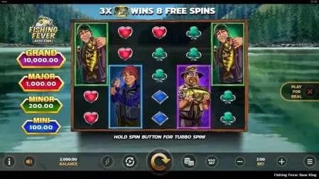 Fishing Fever Bass King slot screenshot 1