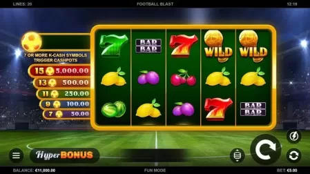 Football Blast slot screenshot 1