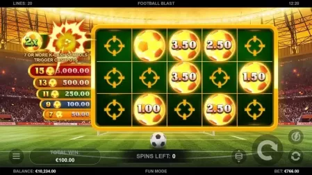 Football Blast slot screenshot 6