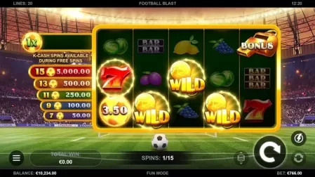 Football Blast slot screenshot 4