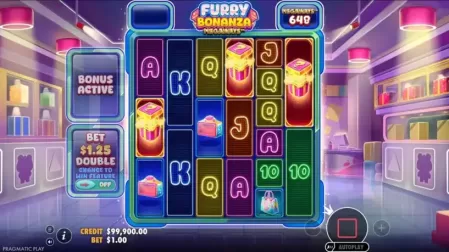 Furry Bonanza Megaways slot screenshot 2