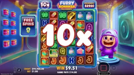 Furry Bonanza Megaways slot screenshot 5