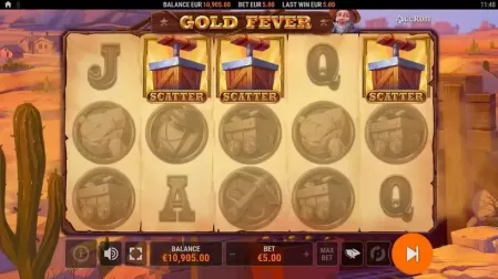 Gold Fever slot screenshot 2