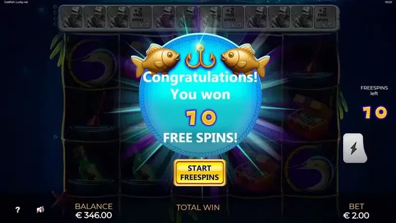 Goldfish Lucky Net slot screenshot 3