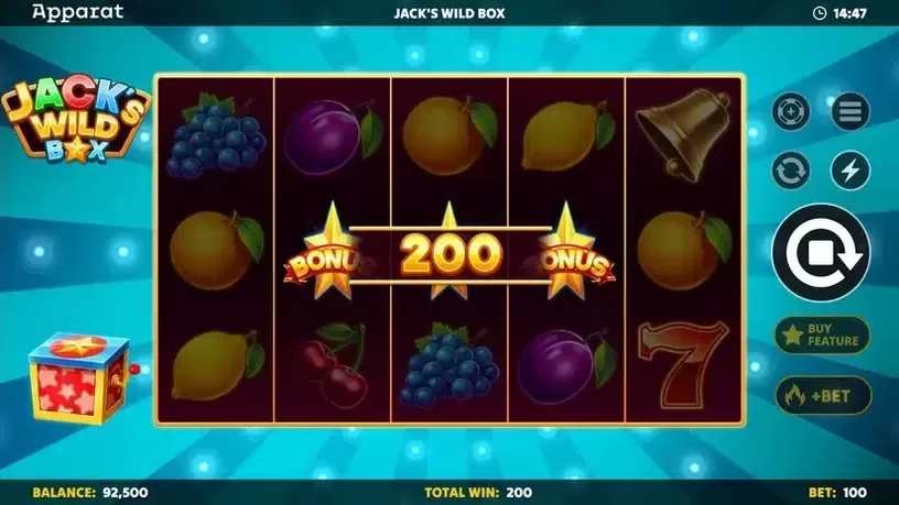 Jack's Wild Box slot screenshot 2