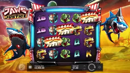 Jaws of Justice slot screenshot 2