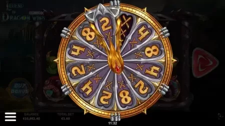 Legend of the Dragon Wins DoubleMax slot screenshot 2