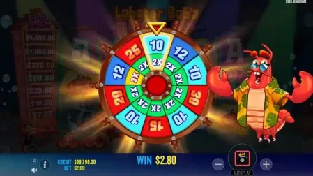 Lobster Bob's Crazy Crab Shack slot screenshot 3