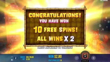 Lobster Bob's Crazy Crab Shack slot screenshot 4