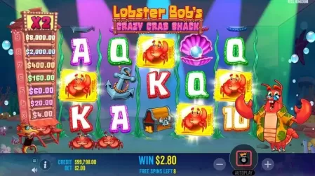 Lobster Bob's Crazy Crab Shack slot screenshot 5