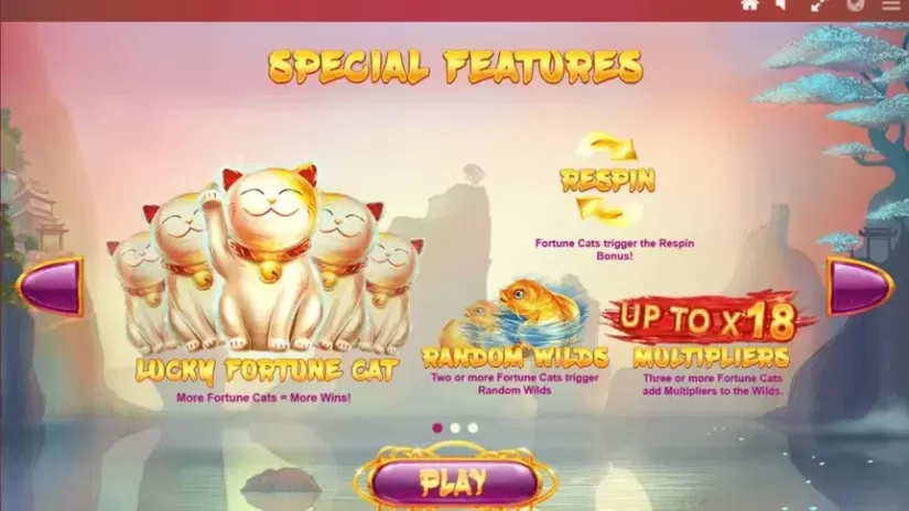 Lucky Fortune Cat slot screenshot 2