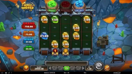 Mole Digger slot screenshot 5
