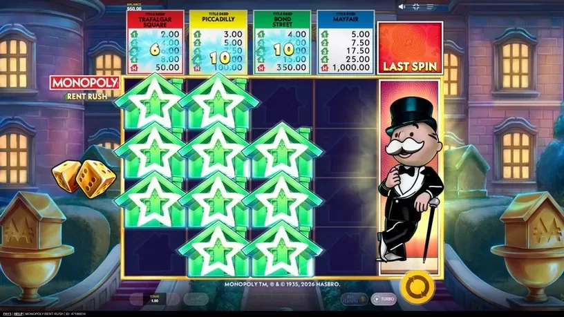 Monopoly Rent Rush slot screenshot 5