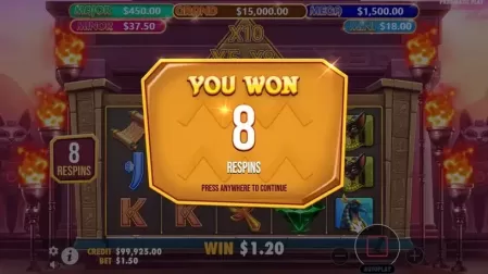 Mummy’s Jewels slot screenshot 4
