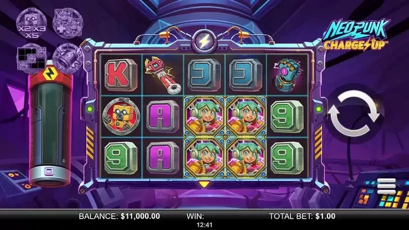 Neopunk Charge Up slot screenshot 1
