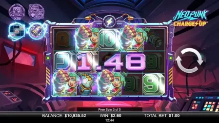 Neopunk Charge Up slot screenshot 5
