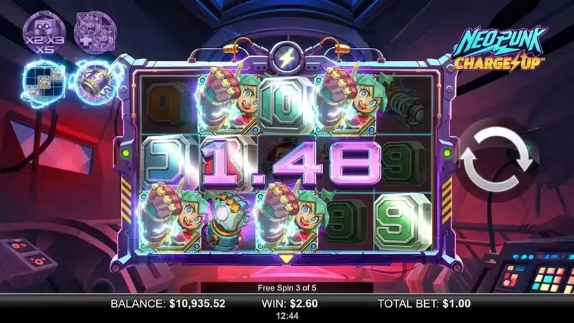 Neopunk Charge Up slot screenshot 5