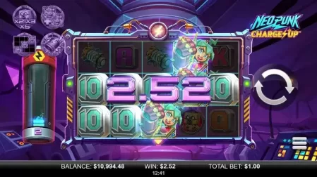 Neopunk Charge Up slot screenshot 3