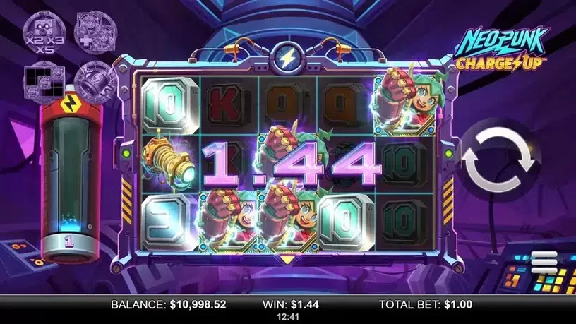Neopunk Charge Up slot screenshot 2