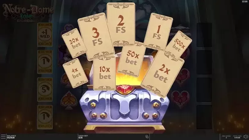 Notre-Dame Tales GigaBlox slot screenshot 