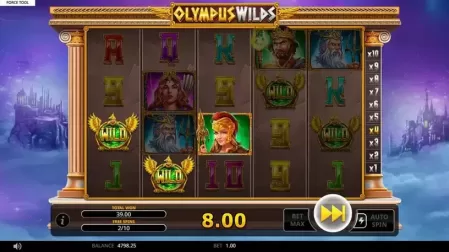Olympus Wilds slot screenshot 4